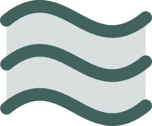 three wavy lines icon